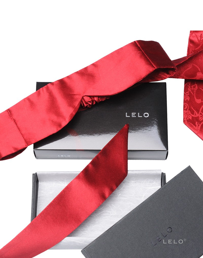 Lelo Intima Silk Blindfold Bondage Adult Couples| ANTIFAZ DE SEDA ROJA Juguete Sensorial Parejas by Lelo
